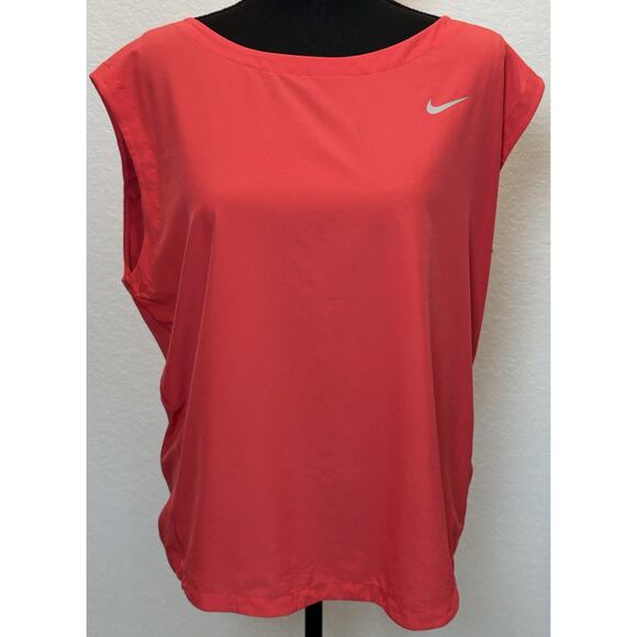 Nike Dri-Fit Coral Sleeveless Top with Strap On Back Size XL - Picture 1 of 4